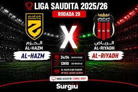 Al-Hazem x Al-Riyadh: onde assistir ao vivo, horário e escalações