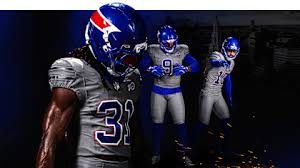 Buffalo Bills unveil new 'Nickel City' uniforms leading into the inaugural season of Highmark Stadium