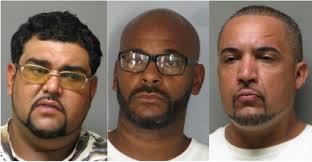 Newark Police have arrested three men in connection with the June 9 robbery at Mi Ranchito, (from left) Jose Becerra, Bryant Harris and Cesar Flores. - suspects