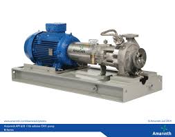 API 610 11th edition OH1 process pump with plan 11 ...