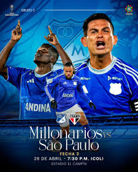 Millonarios FC enfrenta a São Paulo en la CONMEBOL Sudamericana 2026