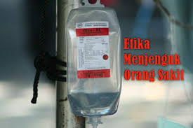 Hasil gambar untuk menjenguk orang sakit