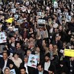 Iran protesters thank Trump, call