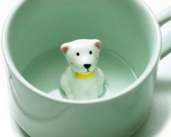 small dog mugの画像