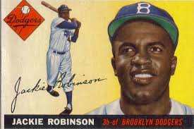 Topps Jackie Robinson. Is this Jackie Robinson the Sports Person? Share your thoughts on this image? - topps-jackie-robinson-386493392