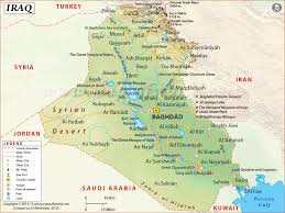 Resultado de imagen para mapa de irak