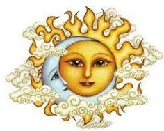 Resultado de imagen para cenefa con sol y lunas