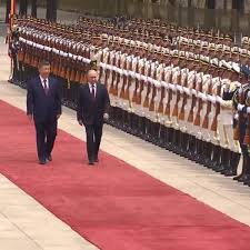 Xi and Putin praise ties between China and Russia at Beijing talks