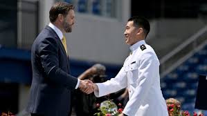 JD Vance Addresses US Naval Academy Graduation Amid Protests