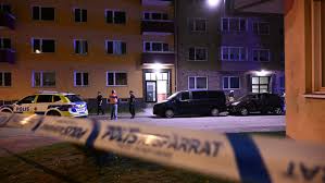 Handgranat exploderade i trappuppgång
