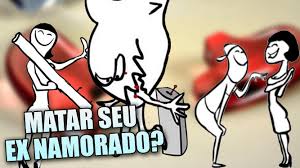 Resultado de imagem para charges - matar ex namorado