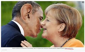 Obama (Ohrbama) merkel angela kiss kuss - bullsh!ft - oh my god ... - die-akte-nsa-so-forscht-der-us-geheimdienst-die-welt-aus-politik-inland-bild-de