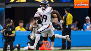 Marvin Mims Jr. Active for Monday Night Football vs. Bengals