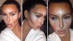 Kim kardashian contouring makeup tutorial