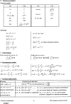 Formulaire mathematiques bts 2016