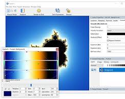 Image of Ultra Fractal software interface