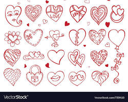 Image of decorative heart drawing