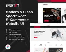 clean and modern ecommerce website design resmi