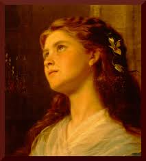 ... an open window with Edmund and Fanny looking out on a twilight scene …. when, being earnestly invited by the Miss Bertrams to join in a glee, ... - e28098portrait-of-a-young-girl_-by-sophie-gengembre-anderson