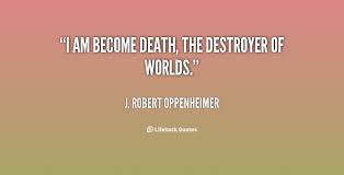 Oppenheimer Quotes | Quotations via Relatably.com