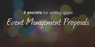 4 Secrets for Writing Great Event Management Proposals | The ... via Relatably.com