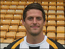 Port Vale winger Rob Taylor. Taylor signed a two-and-a-half year contract with Vale in January - _47590494_rob_taylor_226bbc