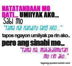 Tagalog Break Up Quotes For Girls. QuotesGram via Relatably.com