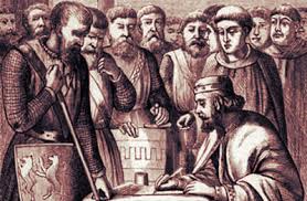 Image result for 1215 June 15 King John Signs Magna Carta