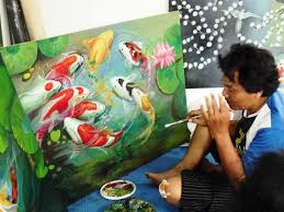 Hasil gambar untuk contoh gambar seni lukis