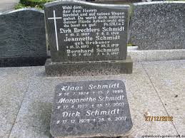 Grab von Klaas Schmidt (14.07.1924-15.07.1999), Friedhof Veenhusen-