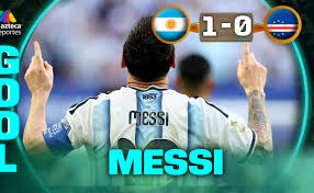 ¡GOLAZO DE MESSI! La magia del 10 rompe el cero ante Cabo Verde
