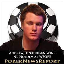 Andrew Hinrichsen Australian Andrew Hinrichsen played a classic game of NL ... - andrew-hinrichsen