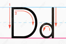 Image result for letter d handwriting sheet