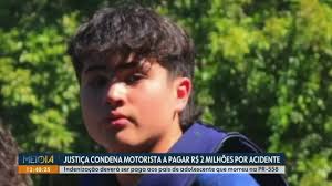 Justiça condena motorista a pagar R$ 2 milhões aos pais de adolescente