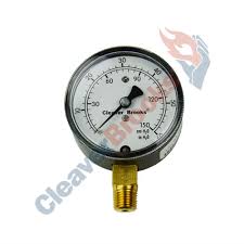 Gauge, Low Pressure, 0-60" WC & 0-152 CM WC, 2-1/2" Dial ...