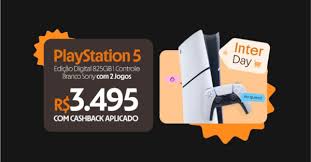 Muito barato! PlayStation 5 + 2 jogos por apenas R$ 3.495 no Inter Shop