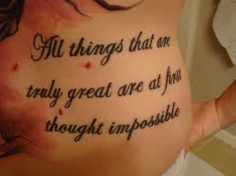 25 Sweet Quote Tattoos For Girls | Creative Fan via Relatably.com