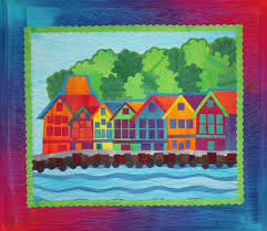 Résultat de recherche d'images pour "village border quilt pattern"