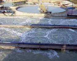 wastewater treatment plant aeration tank biological treatment, do AI tạo