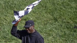 NBA legend Michael Jordan had a great time Sunday at Kansas Speedway