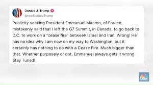 Video: Trump Sindir Macron Soal Tinggalkan G7 Lebih Awal