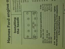 Image result for Torque settings mains big ends head