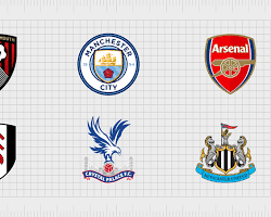 Premier League Teams logos resmi
