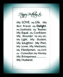 Short Happy Birthday Quotes For Husband : Happy Birthday to My ... via Relatably.com