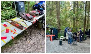 'The Last of Us' film set features bow and arrow, other props in Stanley 
Park