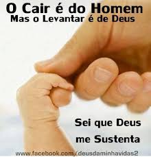 Resultado de imagem para Deus sustenta os dEle