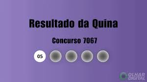 Resultado da Quina de hoje: veja números e ganhadores do concurso 7067 (quinta, 16/07)