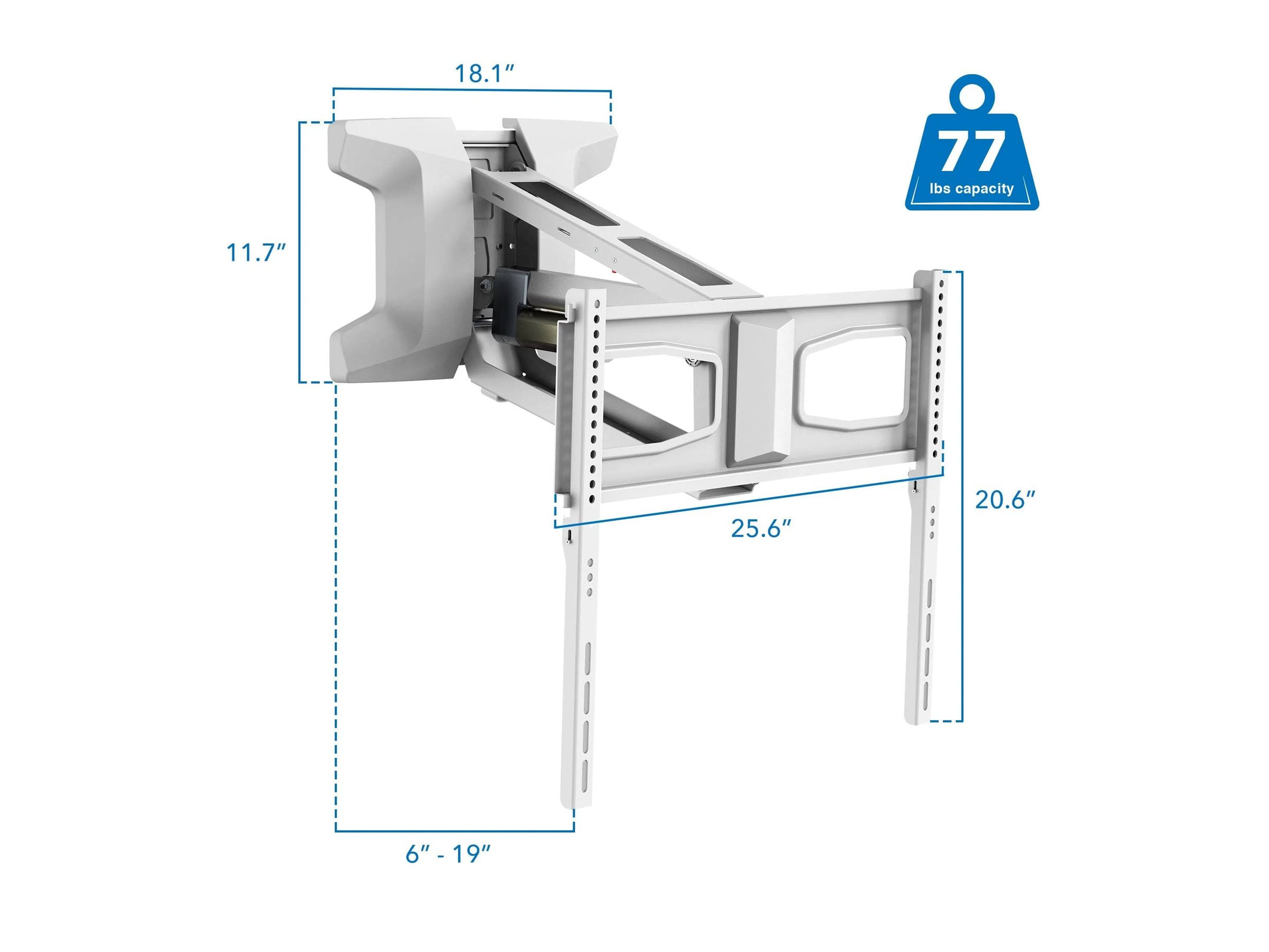 Mount-It! Motorized Fireplace TV Wall Mount