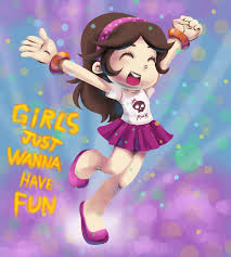 Resultado de imagem para GIRLS JUST WANT TO HAVE FUN