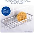 Portasapone per doccia con ventose